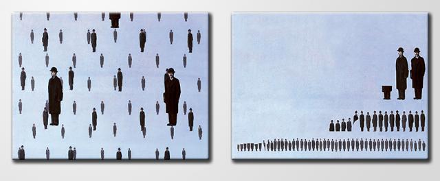 E quadro de René Magritte organizado por  Ursus Wehrli