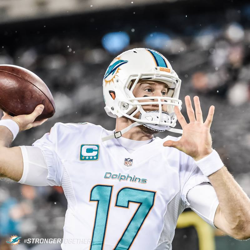 Escolhido em 2012, Ryan Tannehill é o QB do Miami Dolphins