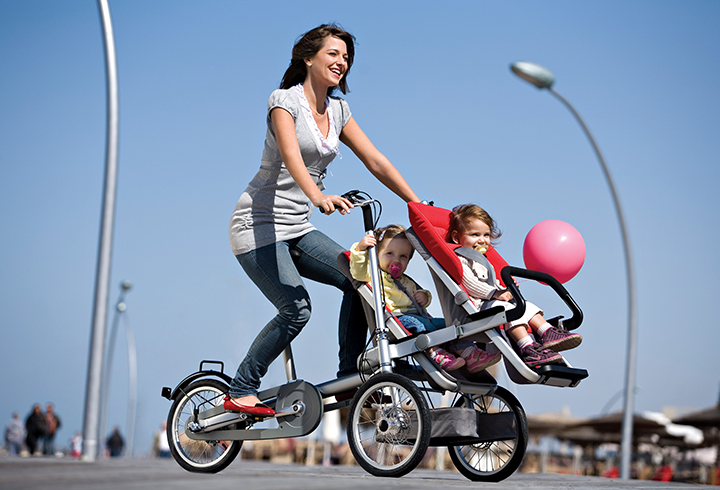Uma bicicleta que vira carrinho para carregar a criançada, eis o que a Tagabike é. Talvez seria um tanto arriscado usá-la como transporte em ruas de metrópoles brasileiras, é verdade, mas, para passear com a família no parque, parece uma boa pedida.