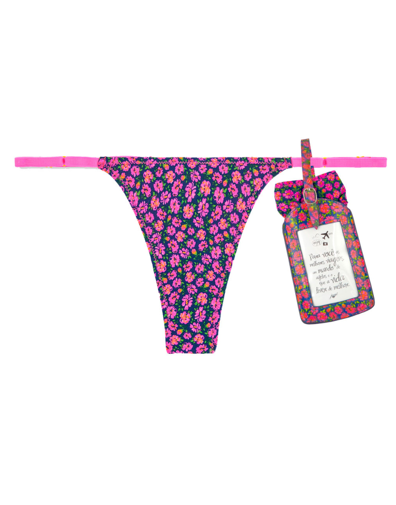 Ou então uma calcinha florida! Jogê/ Preço R$ 49   <a href=