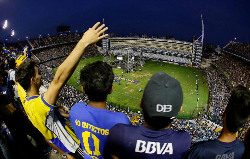 Não era dia de jogo: os hinchas do Boca só queriam declarar amor ao seu time