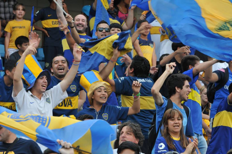 Não era dia de jogo: os hinchas do Boca só queriam declarar amor ao seu time