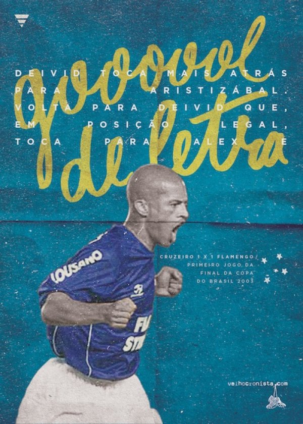 O gol de letra que silenciou o Maracanã no jogo de ida entre Cruzeiro e Flamengo pela final da Copa do Brasil de 2003