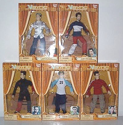 N’Sync vem com cada um numa embalagem