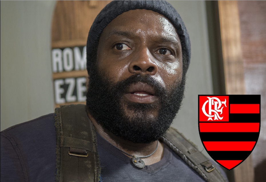 Flamengo e Tyreese são praticamente gêmeos. Ambos são gigantes, mas quase que inofensivos e por pouco não se complicam 