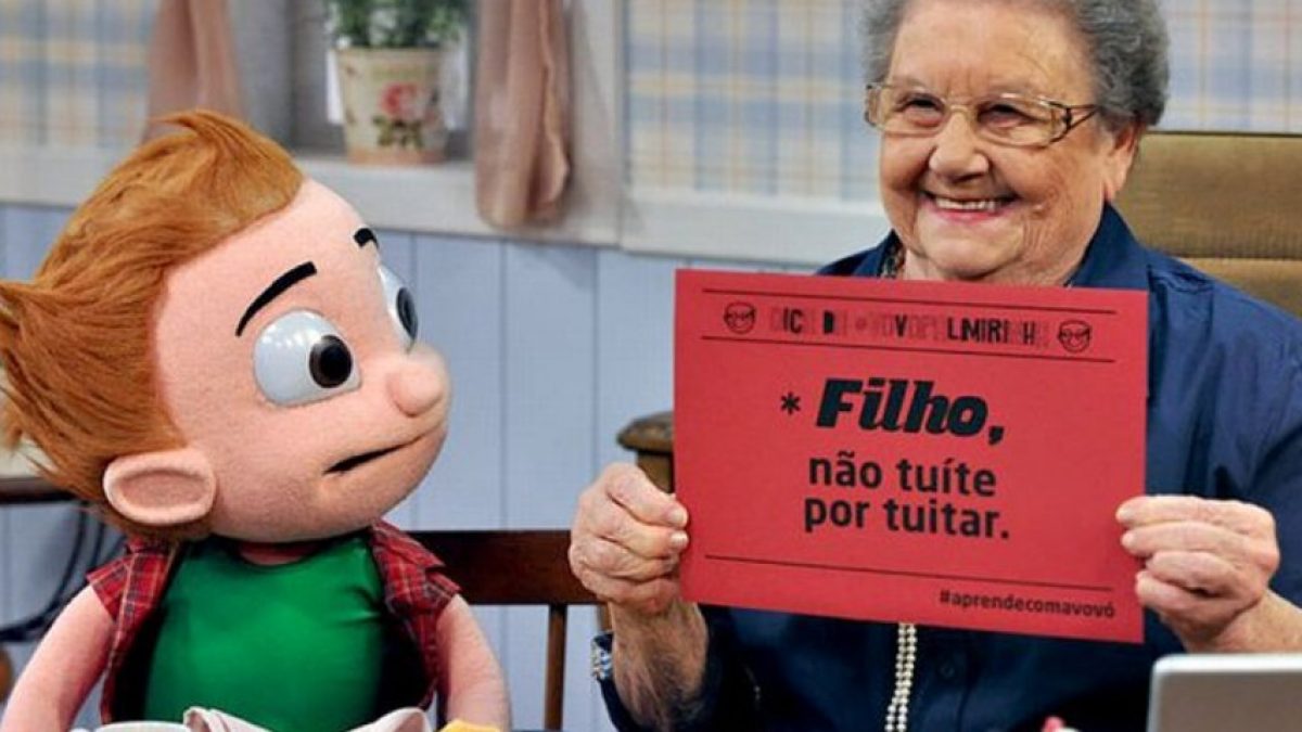 Palmirinha e o boneco Guinho