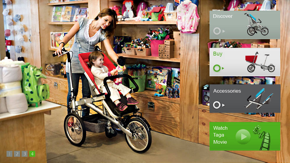 Uma bicicleta que vira carrinho para carregar a criançada, eis o que a Tagabike é. Talvez seria um tanto arriscado usá-la como transporte em ruas de metrópoles brasileiras, é verdade, mas, para passear com a família no parque, parece uma boa pedida.