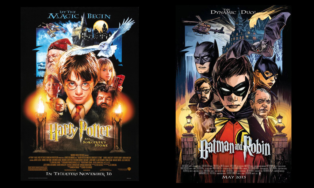 Harry Potter serviu de inspiração para o cartaz de Batman e Robin 