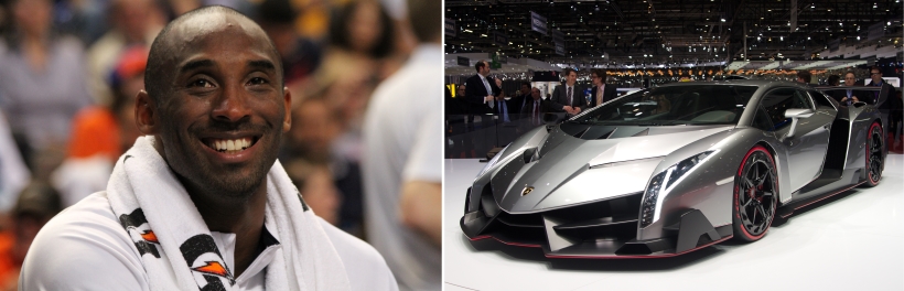 Apontado por alguns como o melhor de todos os tempos, o jogador de basquete teria mango suficiente para comprar 13 Lamborghini Veneno, o carro mais caro do mundo