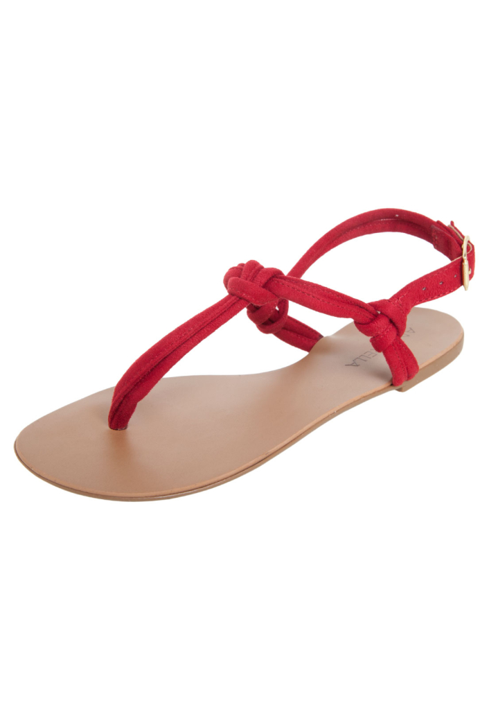 E que tal uma rasteira como essa? Andarella/ Preço: R$ 99,90  <a href=