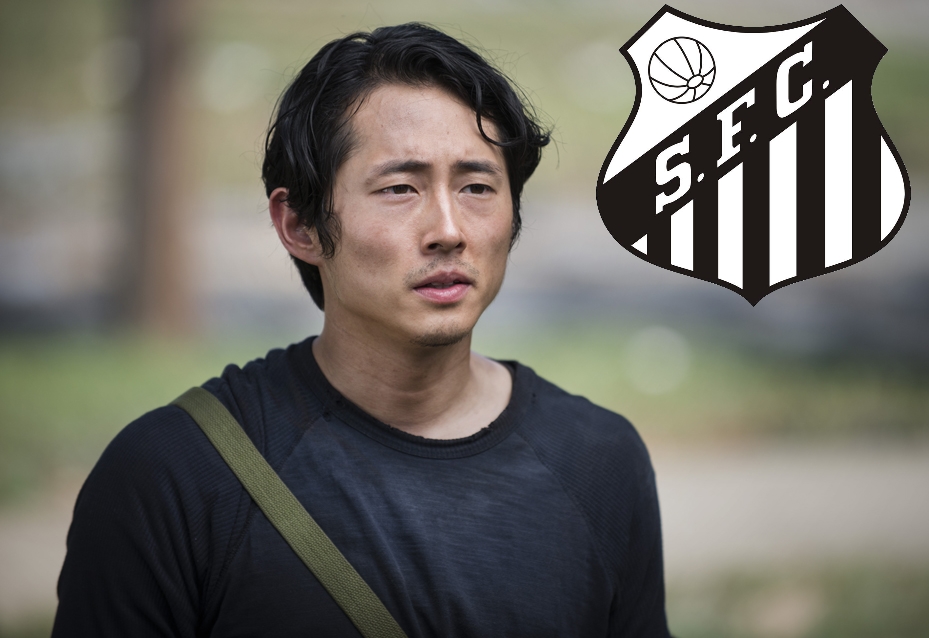 Glenn Rhee ficou conhecido por ser o personagem mais rápido da série. O time do Santos também, por ter seu futebol moleque