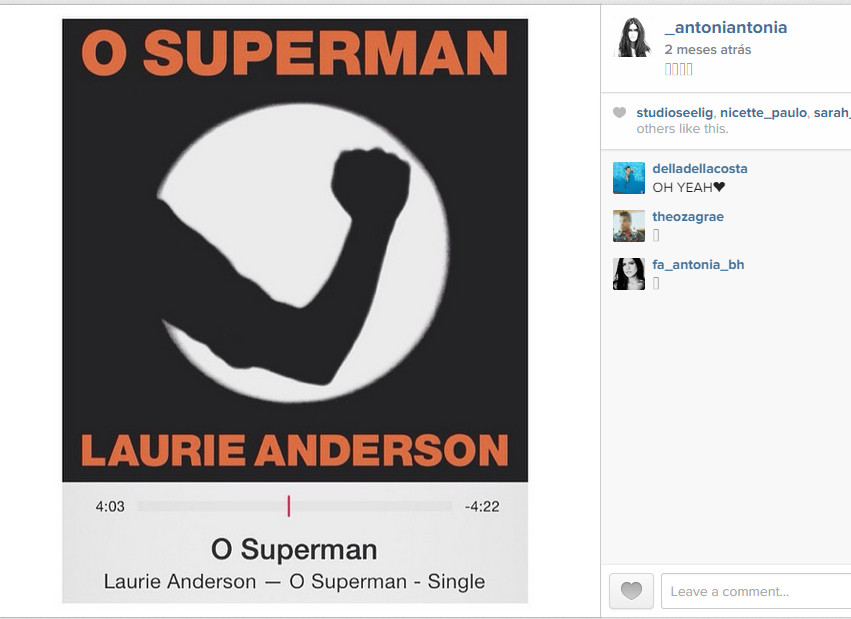 “O Superman”, da cantora experimental Laurie Anderson