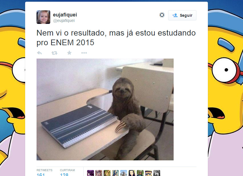 Os comentários do Enem no Twitter