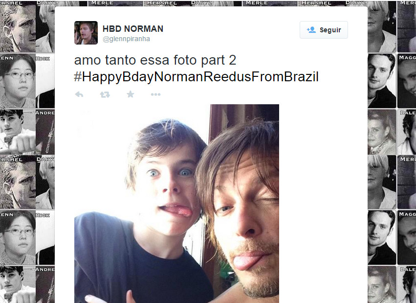 #HappyBdayNormanReedusFromBrazil