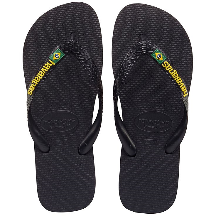Chinelo; R$ 31,90, nas Havaianas (www.loja.havaianas.com.br). Preço pesquisado em dezembro de 2014, sujeito a modificações
