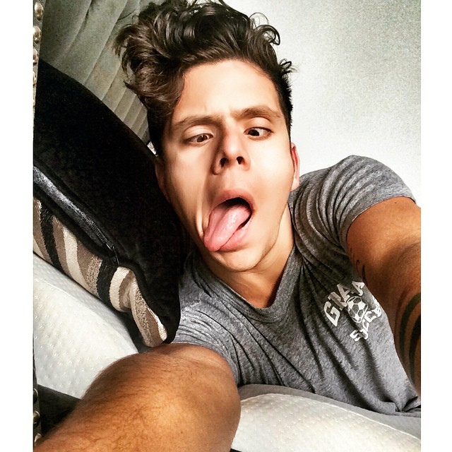 O selfie feio de Rudy Mancuso