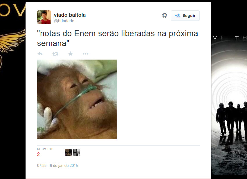 Os comentários do Enem no Twitter