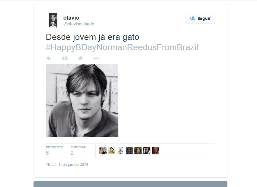 #HappyBdayNormanReedusFromBrazil