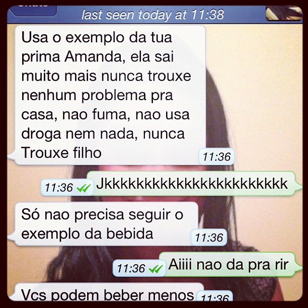 Quando é que vai rolar a primeira festa para a gente ver como a Amanda-exemplo-Djehdian se comporta?