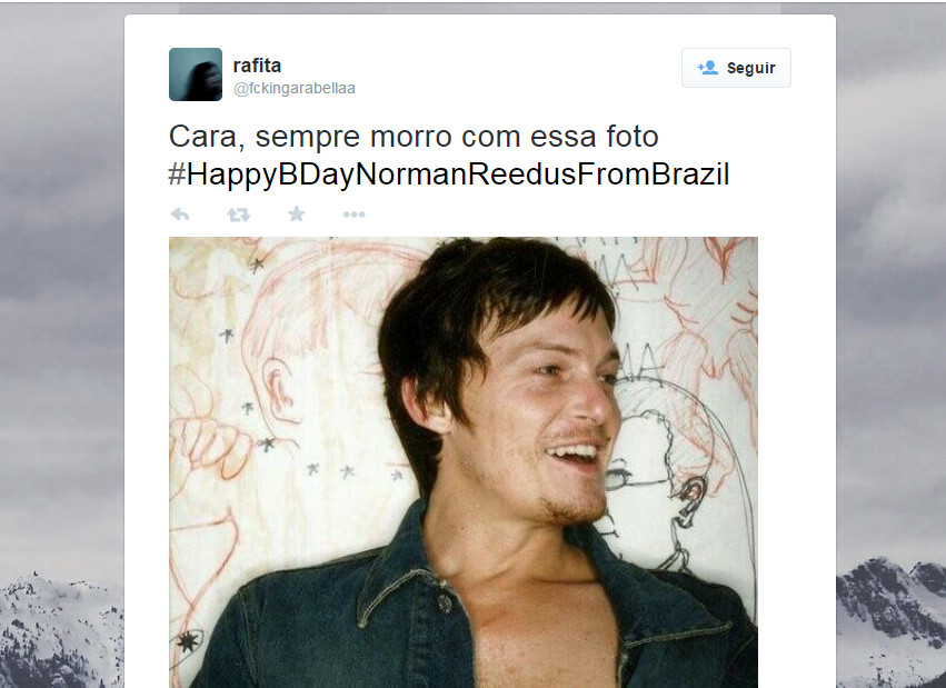 #HappyBdayNormanReedusFromBrazil