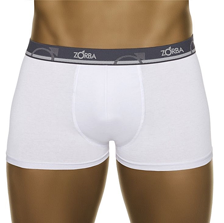 Kit duas cuecas boxer em algodão e elastano da Zorba; R$ 31,90, no Depósito São Jorge (www.saojorge.com.br). Preço pesquisado em janeiro de 2015, sujeito a modificações
