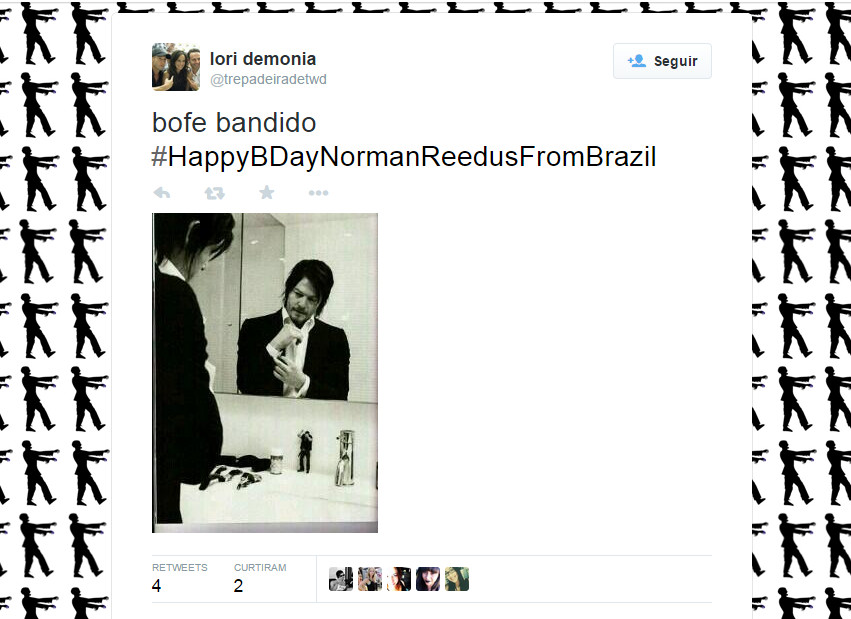 #HappyBdayNormanReedusFromBrazil