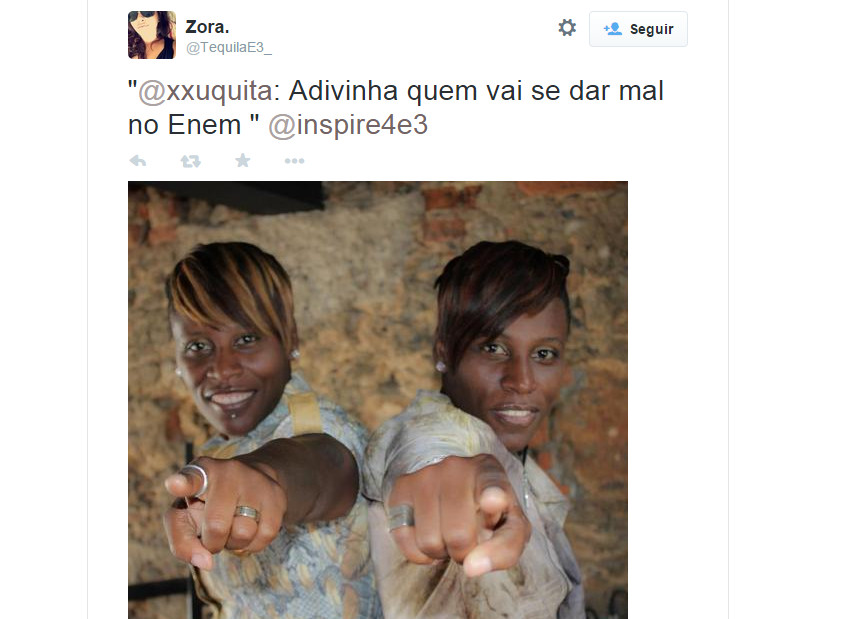 Os comentários do Enem no Twitter