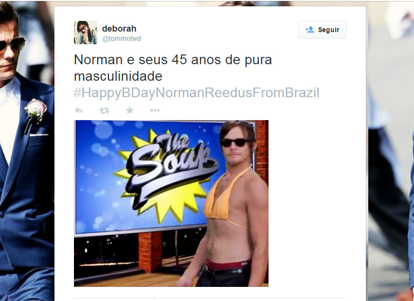 #HappyBdayNormanReedusFromBrazil