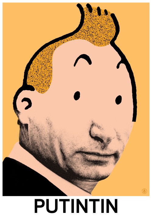 ... Houvesse um cruzamento entre Tintim e Vladimir Putin?