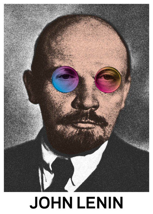 ... Houvesse um cruzamento entre John Lennon e Lenin?