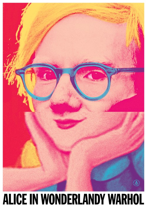 ... Houvesse um cruzamento entre Alice no País das Maravilhas e Andy Warhol?