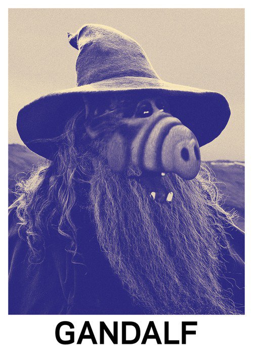 ... Houvesse um cruzamento entre Gandalf e Alf?