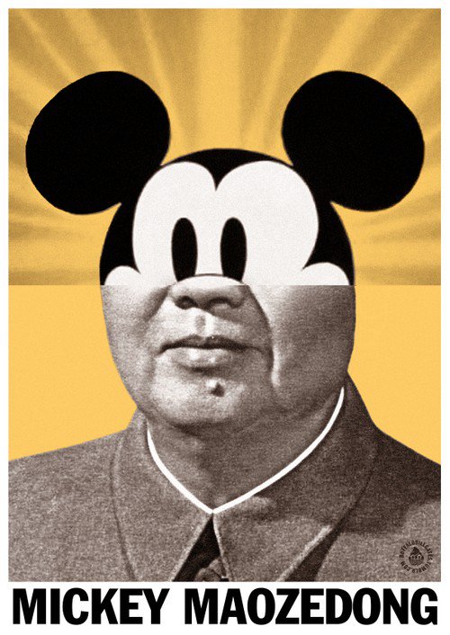... Houvesse um cruzamento entre Mickey Mouse e Mao Tsé-Tung?