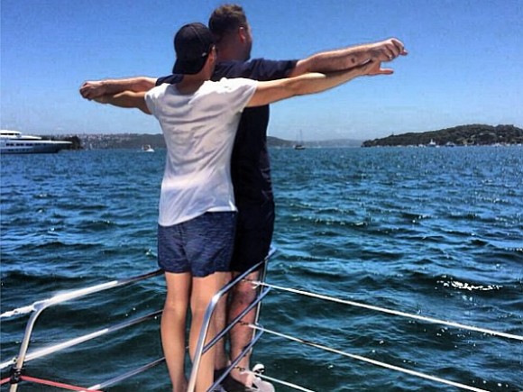 Sam Smith e Jonathan Zeizel na Austrália