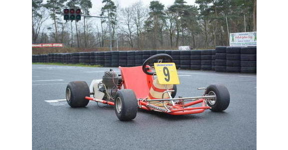 ... em um kart pilotado pelo próprio Ayrton Senna?
