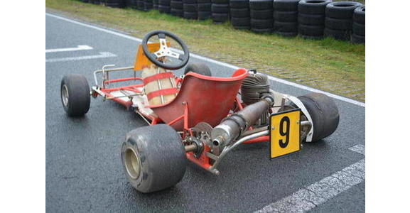 ... em um kart pilotado pelo próprio Ayrton Senna?