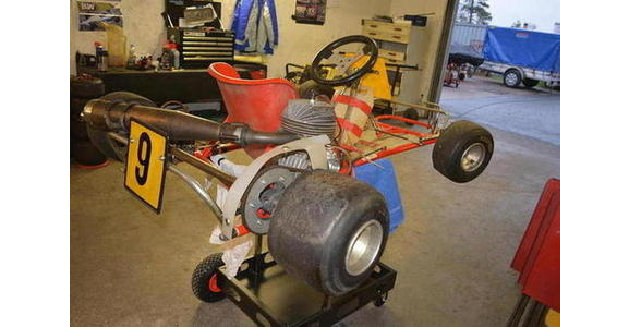 ... em um kart pilotado pelo próprio Ayrton Senna?