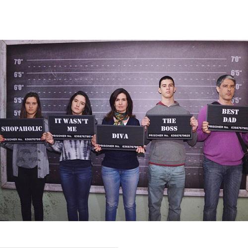 A Família Bonner visitou a ilha de Alcatraz, em São Francisco, nos Estados Unidos e pirou: acabou fi-cha-da!