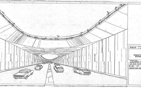 Você sabia que a Av. Paulista possui 22 galerias subterrâneas por toda sua extensão? O projeto, que visa uma revitalização, foi criado em 1965 com a intenção de tornar a avenida um lugar para pedestres, deixando os túneis para os carros.