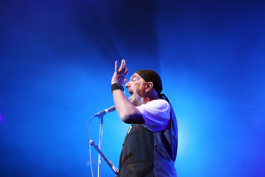 Ian Anderson, vocalista e flautista do Jethro Tull 