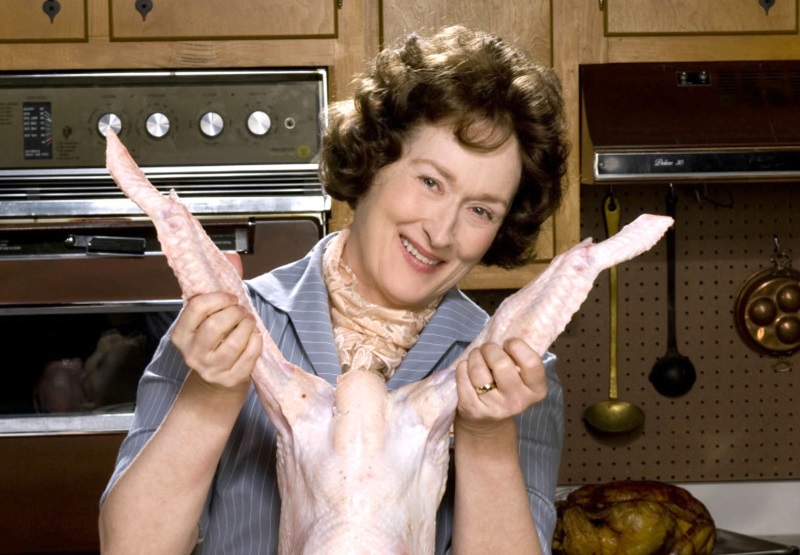 Vivendo a cozinheira Julia Child, no filme baseado em fatos reais, Meryl teve mais uma indicação