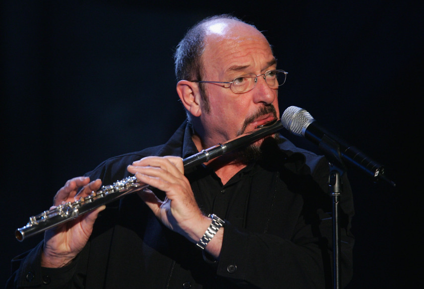 Ian Anderson, vocalista e flautista do Jethro Tull 