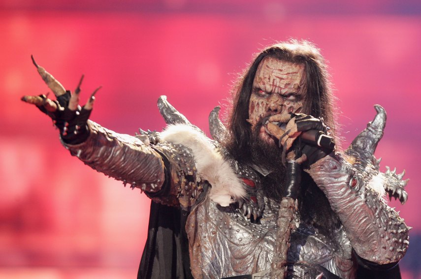 A banda de Mr. Lordi poderia ir direto pra Sapucaí ou pro Anhembi