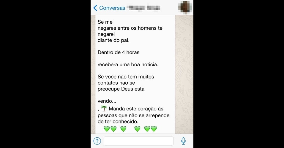 Nunca mais você iria correr o risco de morrer porque não compartilhou com as 10 pessoas que você mais ama um texto gigante e cheio de frases filosóficas