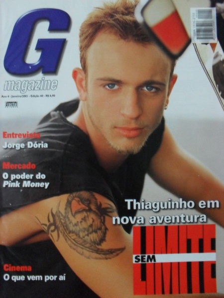 O integrante do reality global No Limite foi a capa de janeiro de 2001