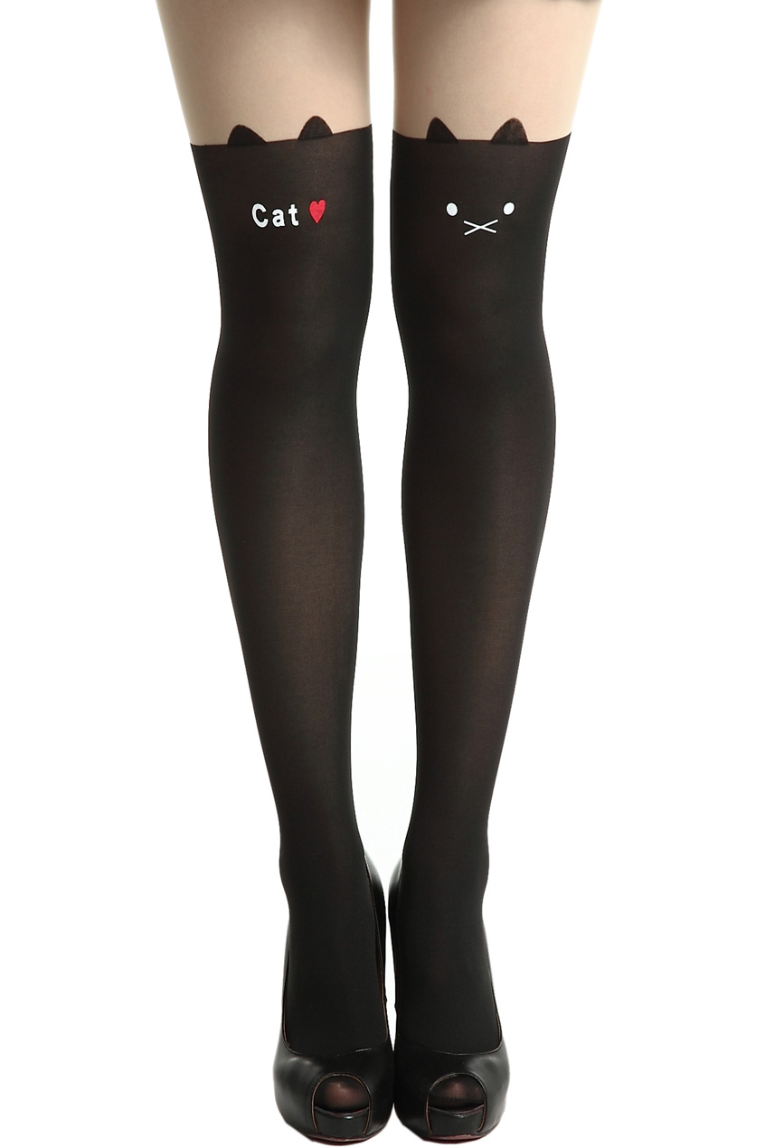 Meia-calça lindíssima da Romwe -  R$ 59,45    <a href="http://www.romwe.com/Contrast-Cat-Black-Tights-p-62201-cat-0.html"><em>site da marca</em></a>