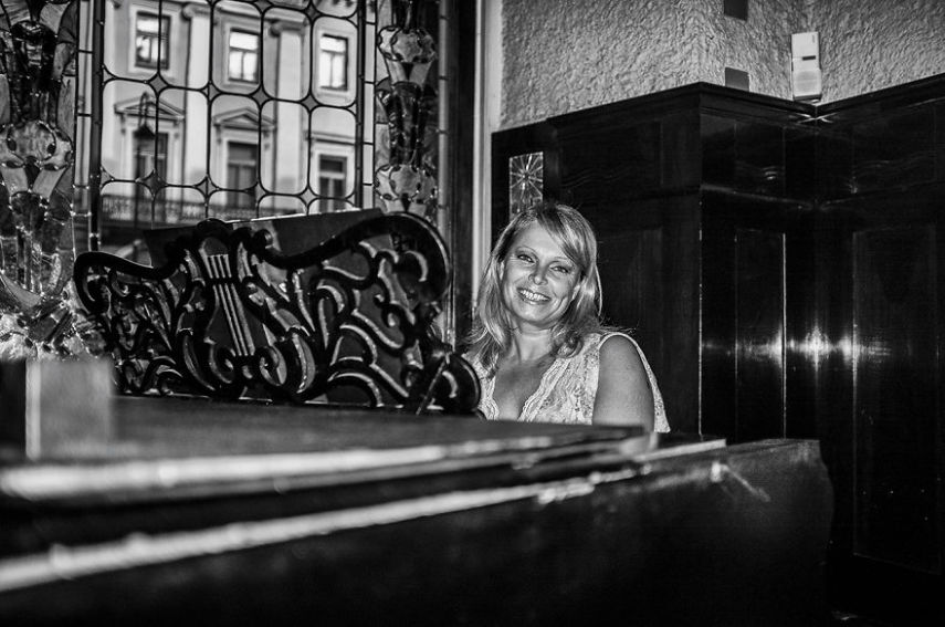 Paixão ou sonho: A música é a minha vida. Gostaria de visitar o maior número de festivais de jazz possível