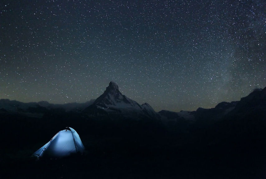 Under Matterhorn, 2,600m Valais Alps, Switzerland