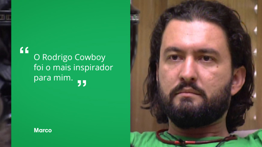 Adoraríamos saber se a inspiração foi o sotaque do cowboy ou o prêmio que ele levou pra casa.