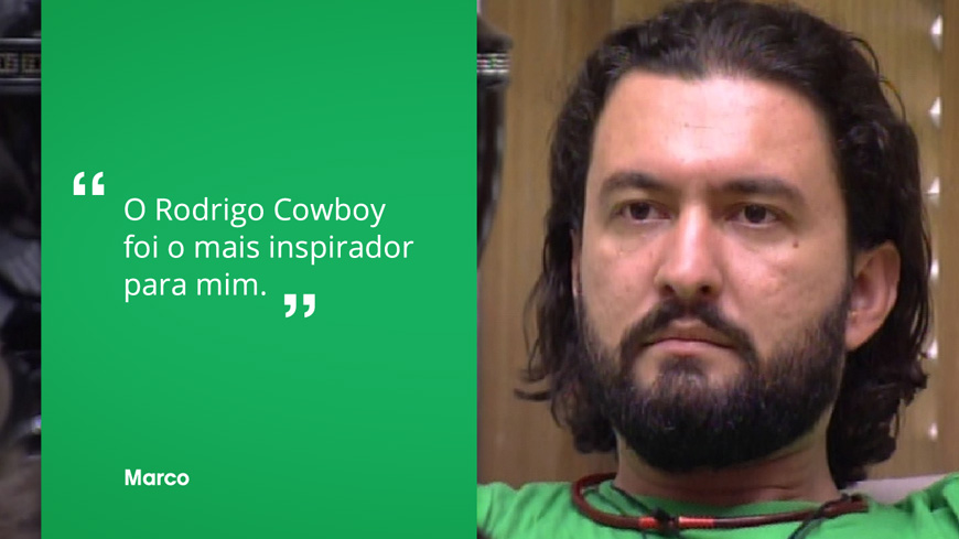 Adoraríamos saber se a inspiração foi o sotaque do cowboy ou o prêmio que ele levou pra casa.